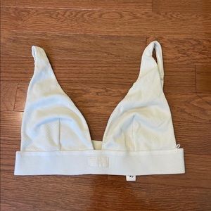 Skims Cotton plunge bralette